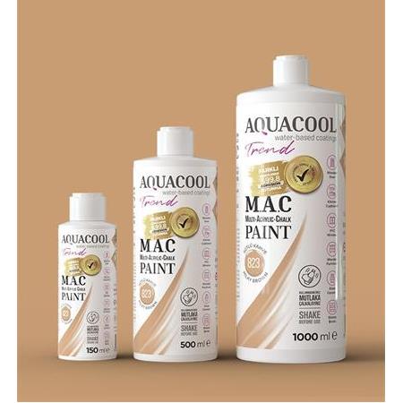 Aquacool Trend MAC Boya 500 ml - 823 Sütlü Kahve