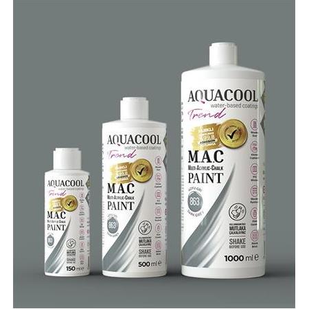 Aquacool Trend MAC Boya 500 ml - 863 Koyu Gri